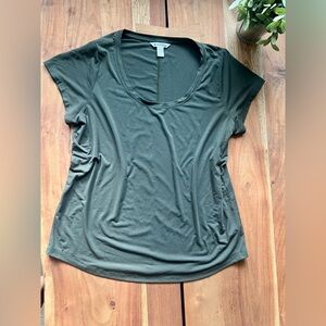 ATHLETA Stratus II Tee Aspen Olive